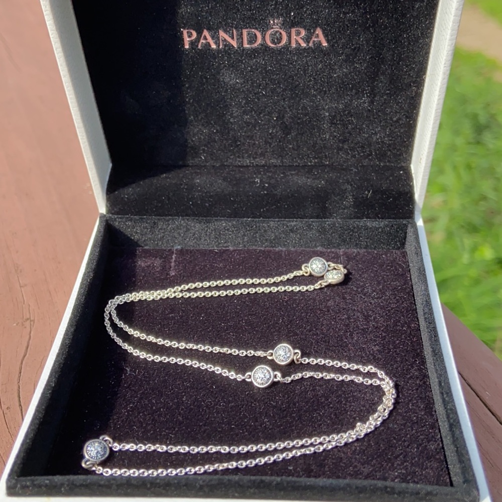 PANDORA Dazzling Droplets Necklace